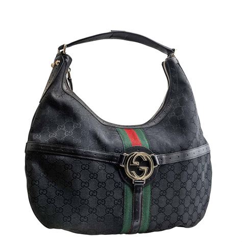 black gucci monogram purse|Gucci monogram shoulder bag.